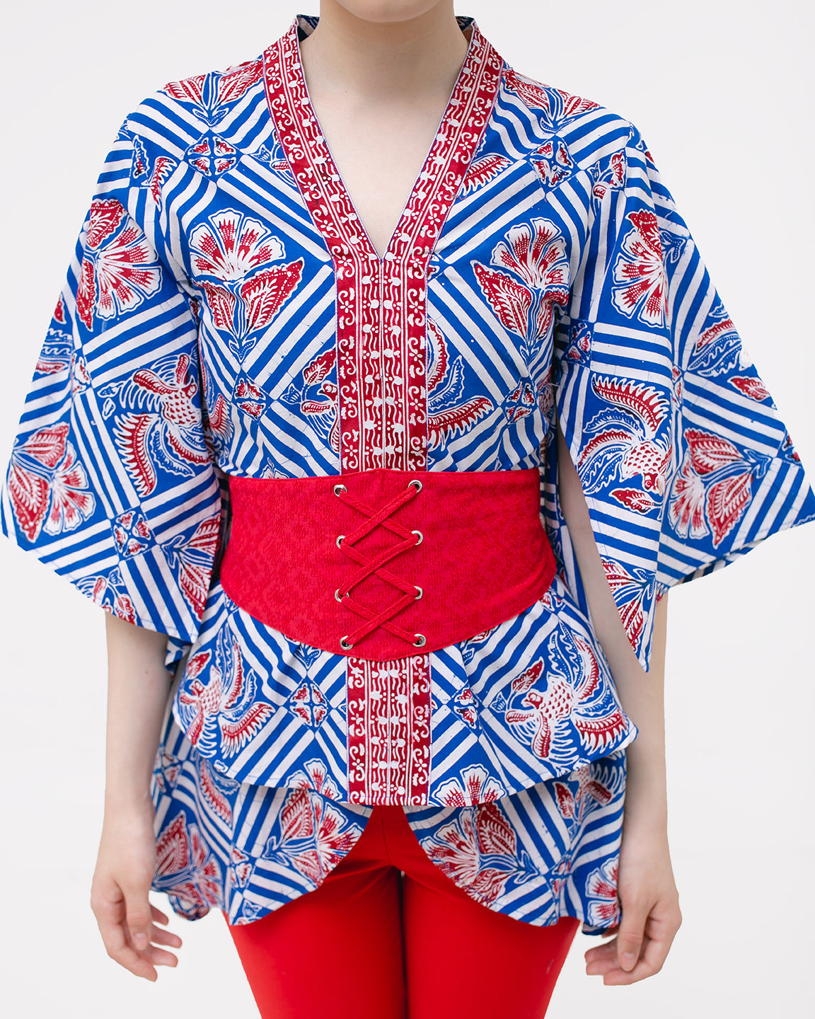 Desire Blue Kimono Top
