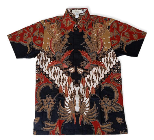 Men Shirt Brown Royal Parang